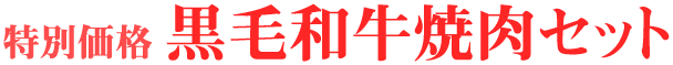 黒毛和牛焼肉セット